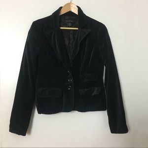 CALVIN KLEIN Velvet Pinstripe Blazer